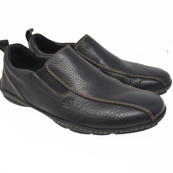 *BORN Sz 8.5M Black Leather Slip Comfort Walking main image 5